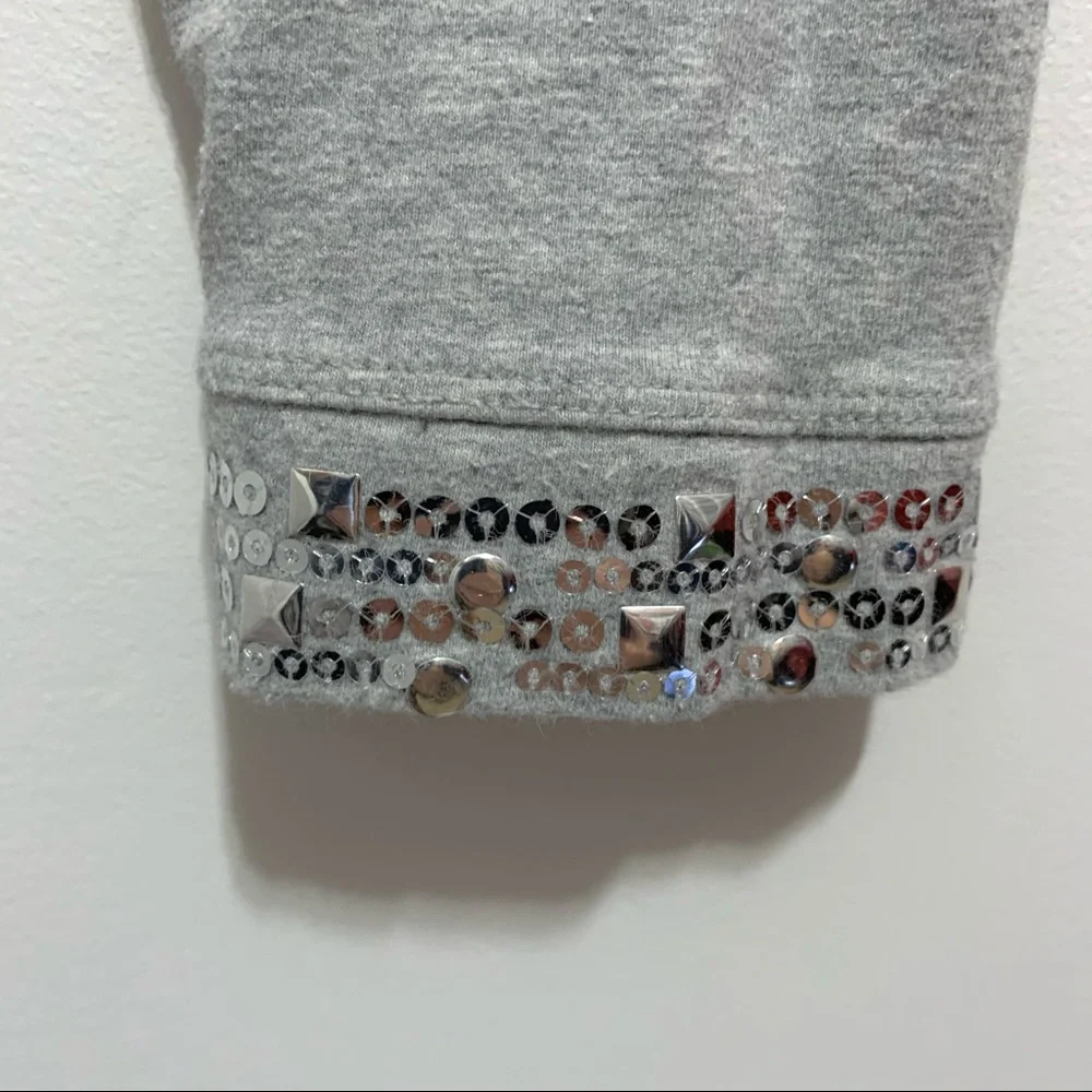 Justice Girl’s Gray Sequin Leggings
